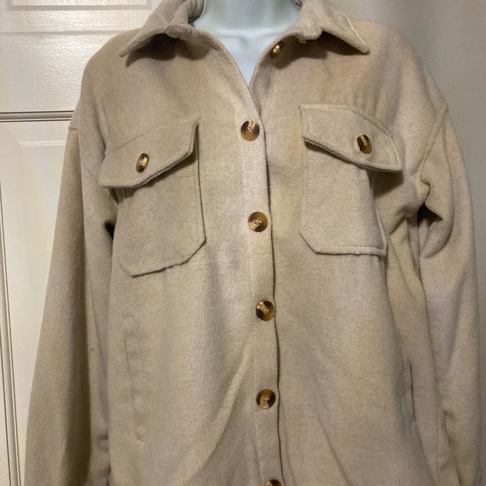 Thread & Supply Tan Utility Jacket - Picture 3 of 7